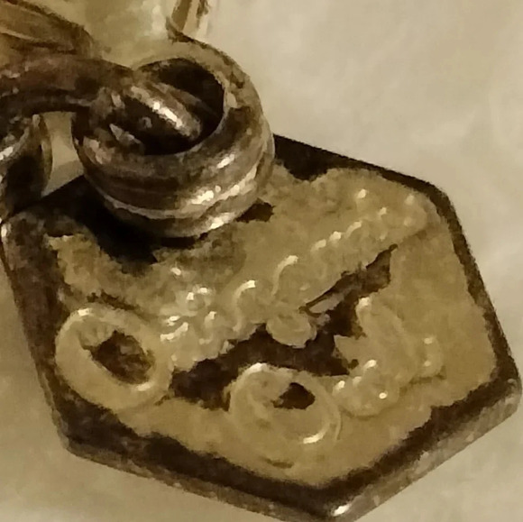 Origami Owl Silver Tone Pendant Necklace Black Gemstone - Picture 7 of 7